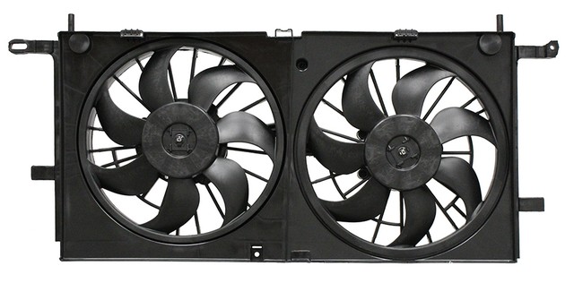 Agility Autoparts Dual Radiator and Condenser Fan Assembly P/N:6010500