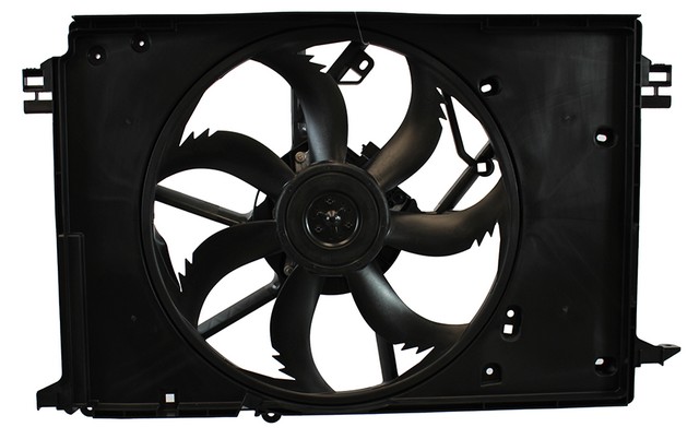Agility Autoparts Dual Radiator and Condenser Fan Assembly P/N:6010468
