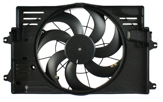 Agility Autoparts Dual Radiator and Condenser Fan Assembly P/N:6010536