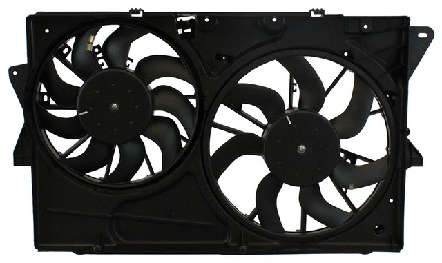 Agility Autoparts Dual Radiator and Condenser Fan Assembly P/N:6010554