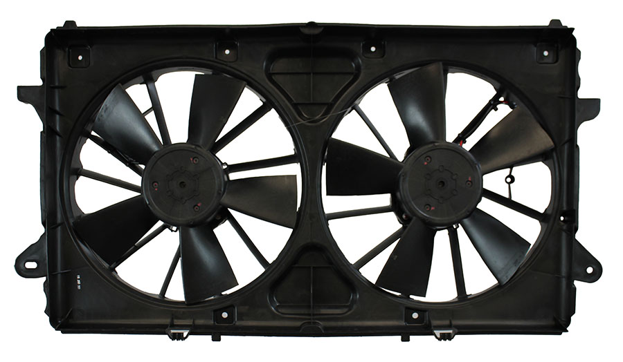 Agility Autoparts Dual Radiator and Condenser Fan Assembly P/N:6010557