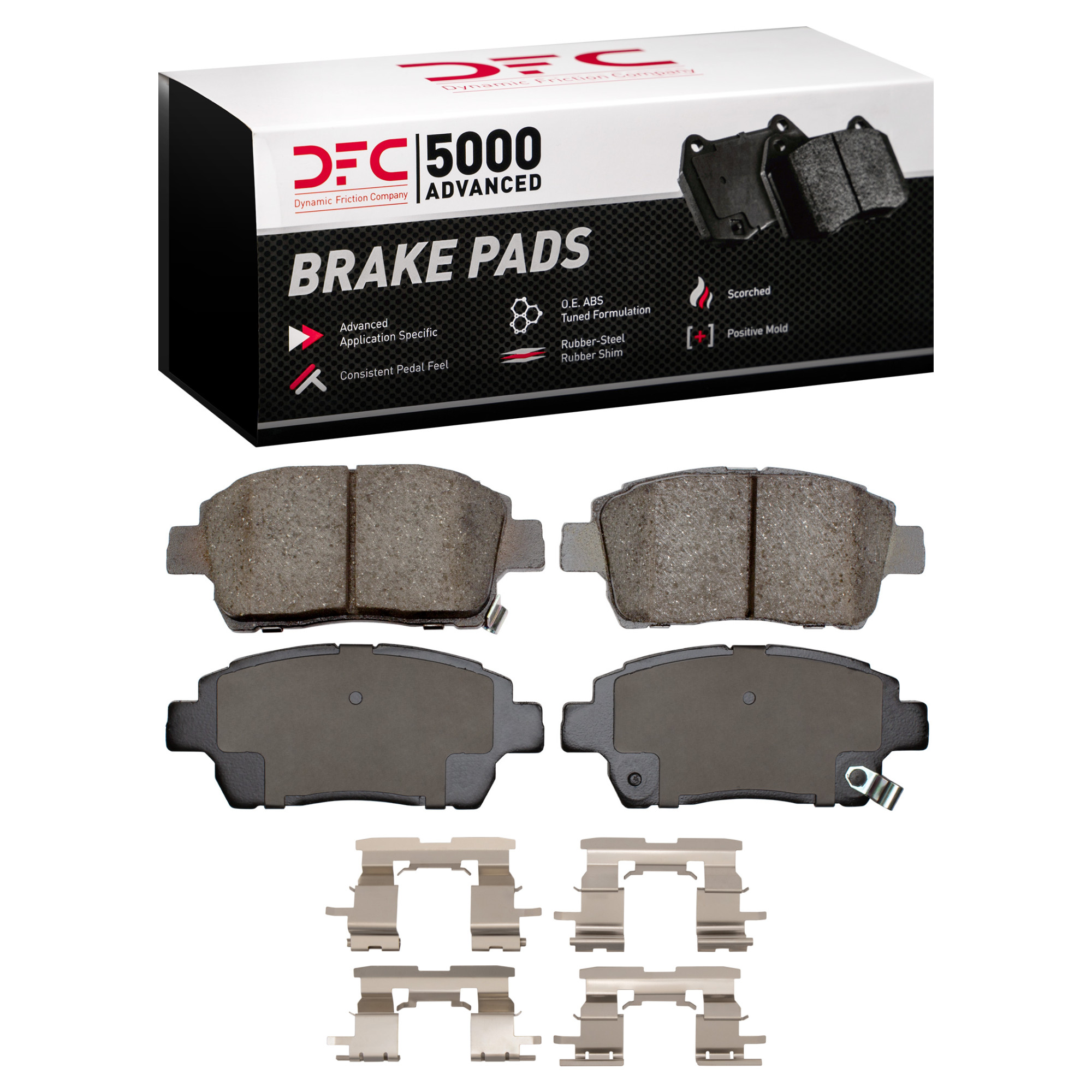 Dynamic Friction Company Disc Brake Pad Set P/N:1551-0822-01