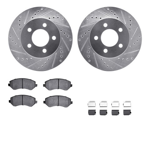 Dynamic Friction Company Disc Brake Kit P/N:7512-42021