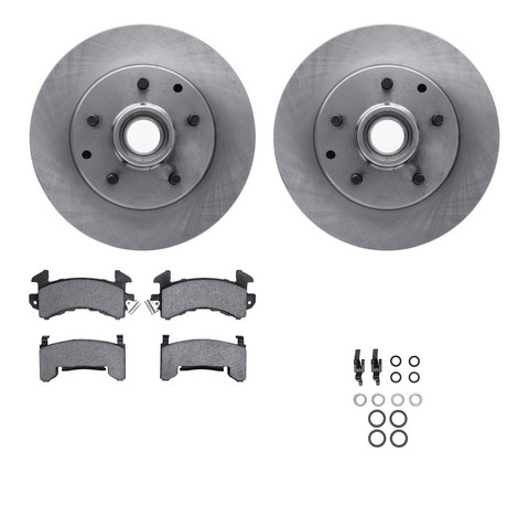 Dynamic Friction Company Disc Brake Kit P/N:6512-48151