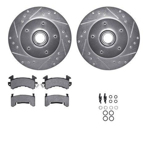 Dynamic Friction Company Disc Brake Kit P/N:7512-47014