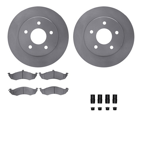 Dynamic Friction Company Disc Brake Kit P/N:6512-55156