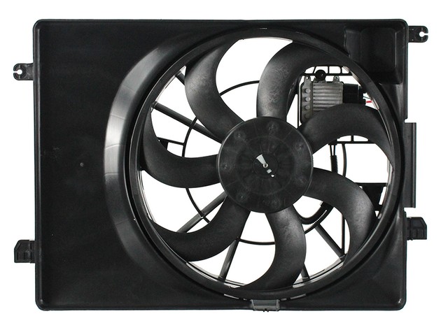 Agility Autoparts Dual Radiator and Condenser Fan Assembly P/N:6010476