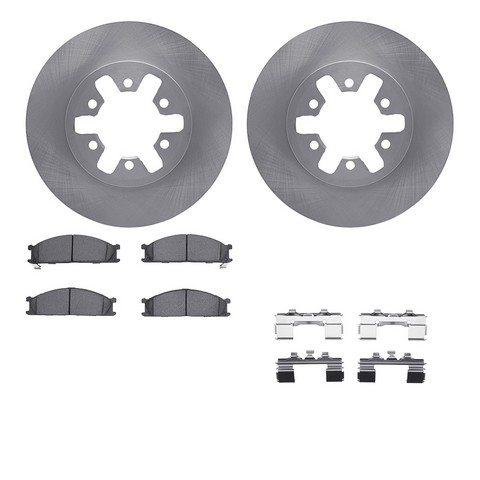 Dynamic Friction Company Disc Brake Kit P/N:6512-67278
