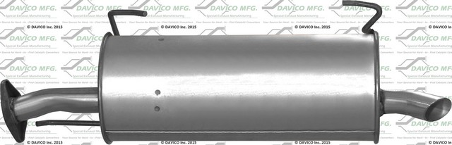 Davico Mfg Exhaust Muffler Assembly P/N:817749