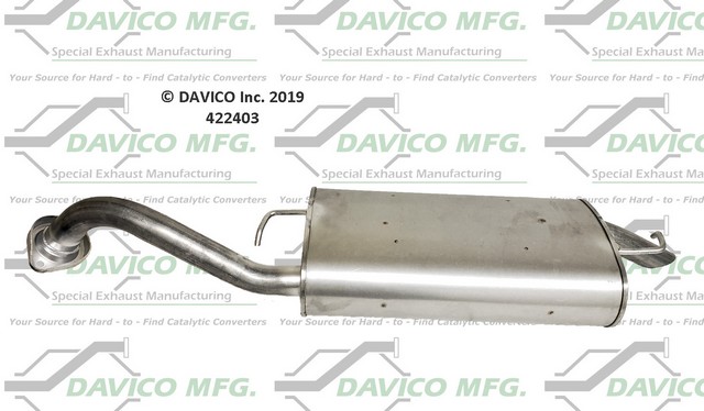 Davico Mfg Exhaust Muffler Assembly P/N:422403