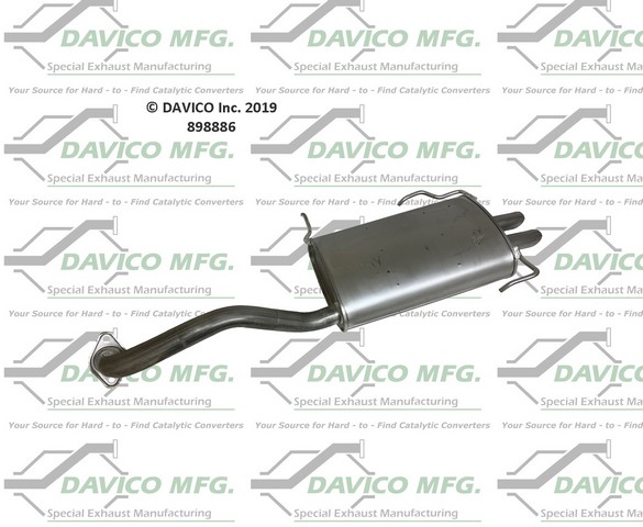 Davico Mfg Exhaust Muffler P/N:898886