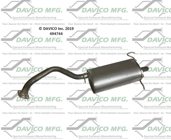 Davico Mfg Exhaust Muffler Assembly P/N:494744
