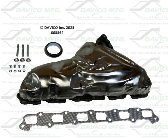 Davico Mfg Exhaust Manifold P/N:663364