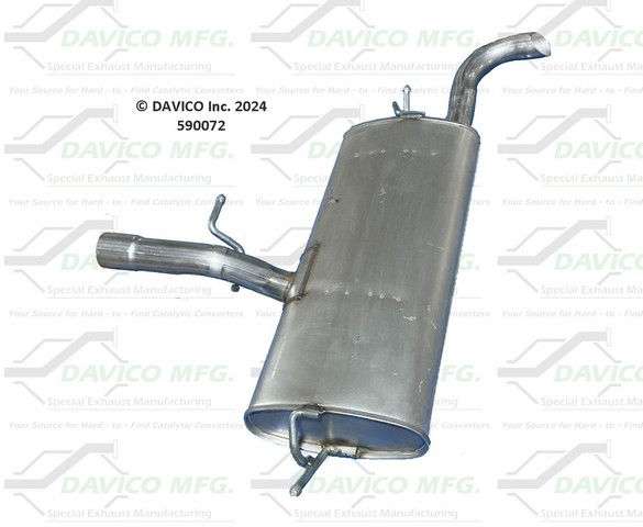 Davico Mfg Exhaust Muffler Assembly P/N:590072