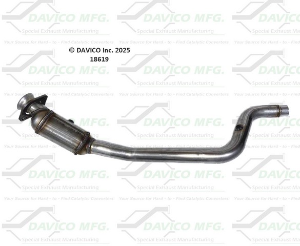 Davico Mfg Catalytic Converter-Direct Fit P/N:18619