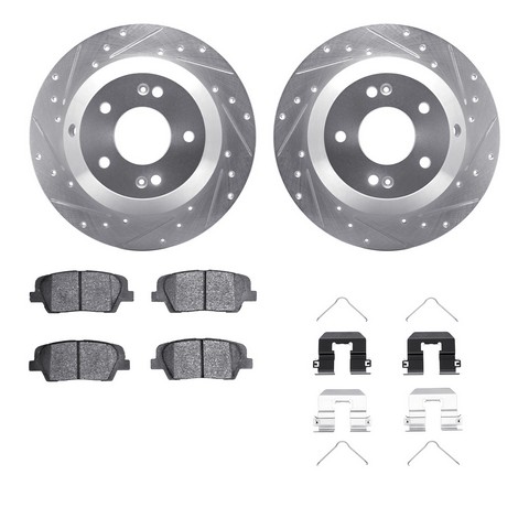 Dynamic Friction Company Disc Brake Kit P/N:7512-21042