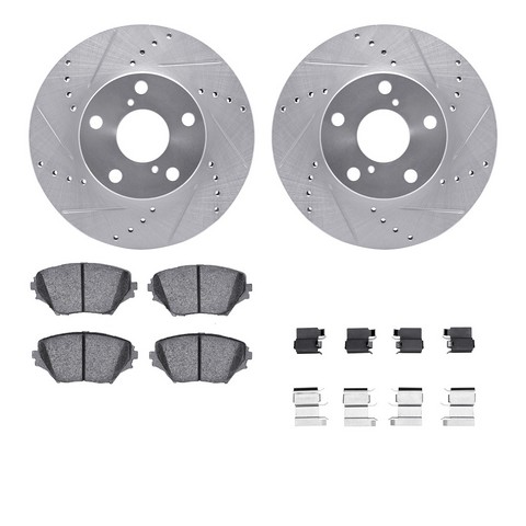 Dynamic Friction Company Disc Brake Kit P/N:7512-76130