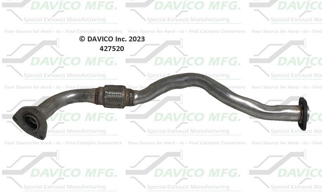 Davico Mfg Exhaust Pipe P/N:427520