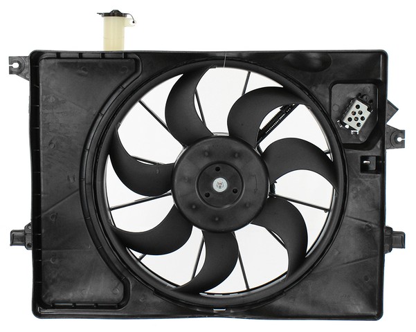 Agility Autoparts Dual Radiator and Condenser Fan Assembly P/N:6010310