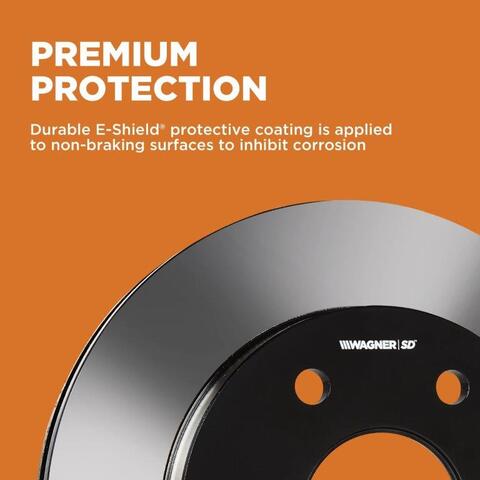 Wagner Brake Disc Brake Rotor P/N:DSX126358E