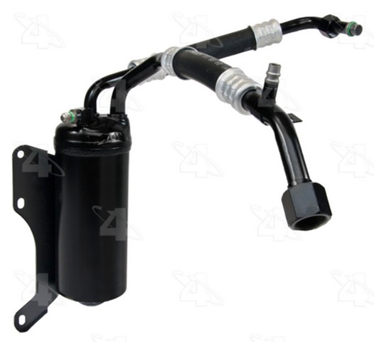Four Seasons A/C Accumulator with Hose Assembly,A/C Refrigerant Suction Hose P/N:83028