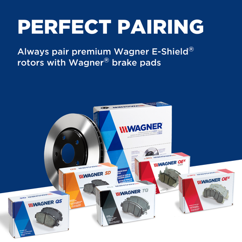 Wagner Brake Disc Brake Rotor P/N:BD180800E