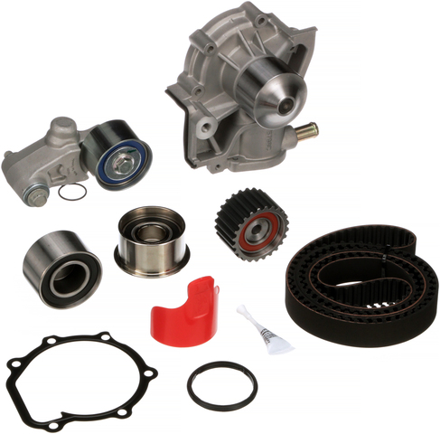 Gates Engine Timing Belt Kit with Water Pump P/N:TCKWP307
