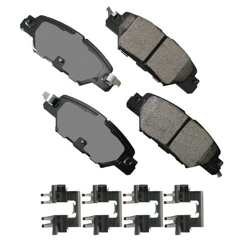 Akebono ProACT Disc Brake Pad Set P/N:ACT1846