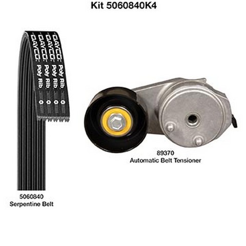 Dayco Serpentine Belt Drive Component Kit P/N:5060840K4