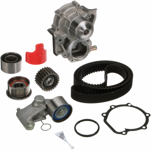 Gates Engine Timing Belt Kit with Water Pump P/N:TCKWP304AN