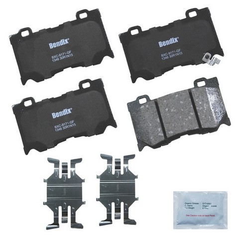 BENDIX PRIORITY 1 Disc Brake Pad Set P/N:CFC1346