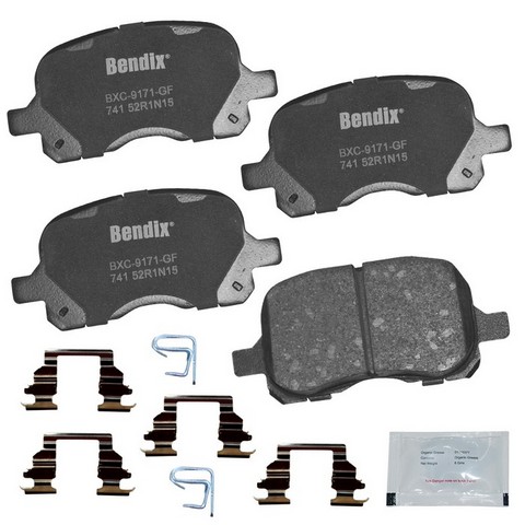 BENDIX PRIORITY 1 Disc Brake Pad Set P/N:CFC741