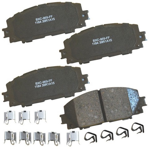 BENDIX PREMIUM Disc Brake Pad Set P/N:SBC1184