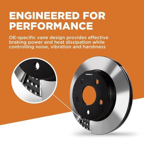 Wagner Brake Disc Brake Rotor P/N:DSX180441E