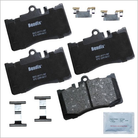 BENDIX PRIORITY 1 Disc Brake Pad Set P/N:CFC870
