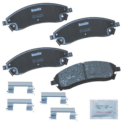 BENDIX PRIORITY 1 Disc Brake Pad Set P/N:CFC1019