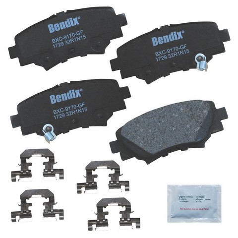 BENDIX PRIORITY 1 Disc Brake Pad Set P/N:CFC1729