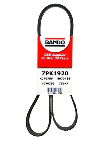 Bando Accessory Drive Belt P/N:7PK1920
