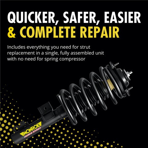 Monroe Shocks & Struts Suspension Strut and Coil Spring Assembly P/N:372902