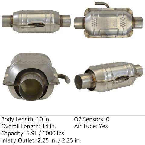 Eastern Catalytic Catalytic Converter-Universal P/N:70421