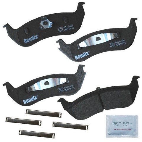 BENDIX PRIORITY 1 Disc Brake Pad Set P/N:CFC1040