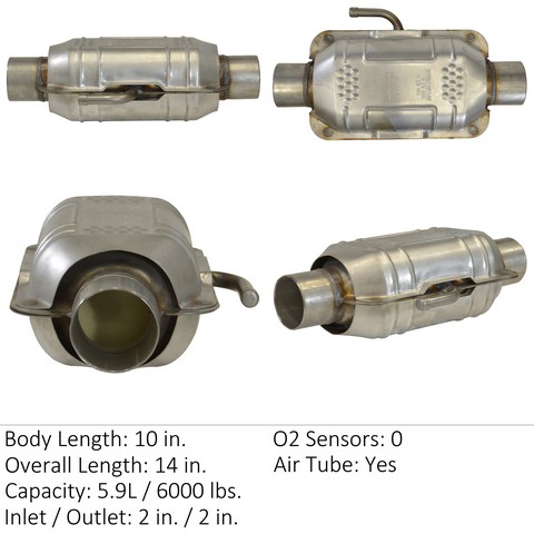 Eastern Catalytic Catalytic Converter-Universal P/N:70419