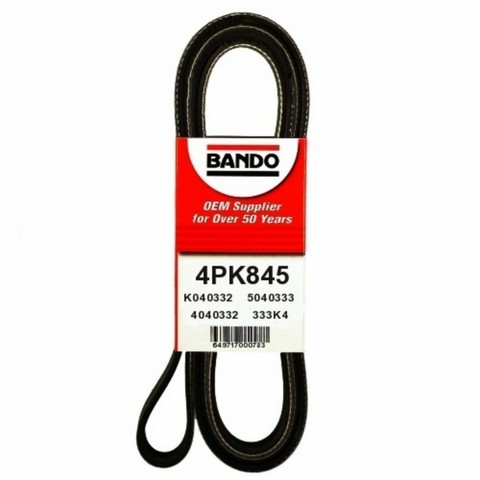 Bando Accessory Drive Belt P/N:4PK845 Bando Accessory Drive Belt P/N:4PK845