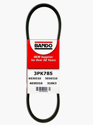 Bando Accessory Drive Belt P/N:3PK785 Bando Accessory Drive Belt P/N:3PK785