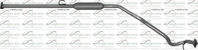 Davico Mfg Exhaust Resonator Pipe P/N:828534 Davico Mfg Exhaust Resonator Pipe P/N:828534