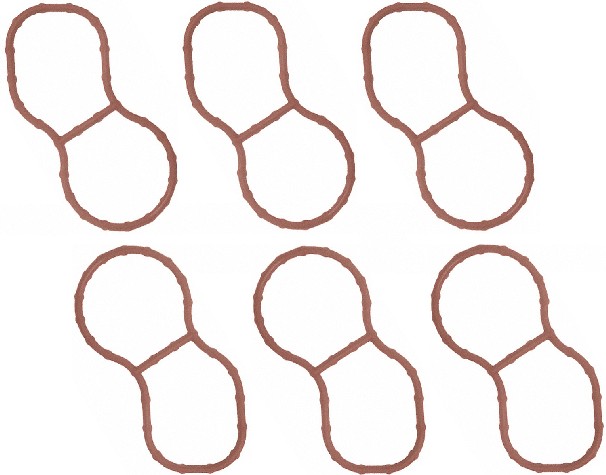 FEL-PRO Fuel Injection Plenum Gasket Set P/N:MS 95934 FEL-PRO Fuel Injection Plenum Gasket Set P/N:MS 95934