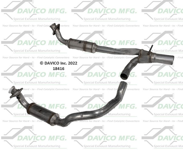 Davico Mfg Catalytic Converter P/N:48416
