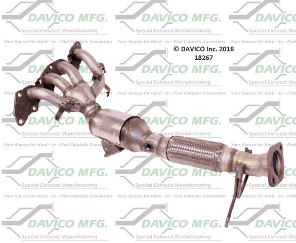 Davico Mfg Catalytic Converter P/N:18267
