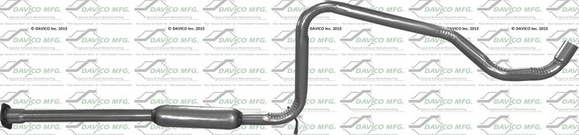 Davico Mfg Exhaust Resonator Pipe P/N:828537 Davico Mfg Exhaust Resonator Pipe P/N:828537