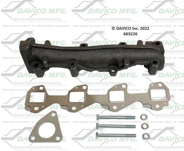 Davico Mfg Exhaust Manifold P/N:663226